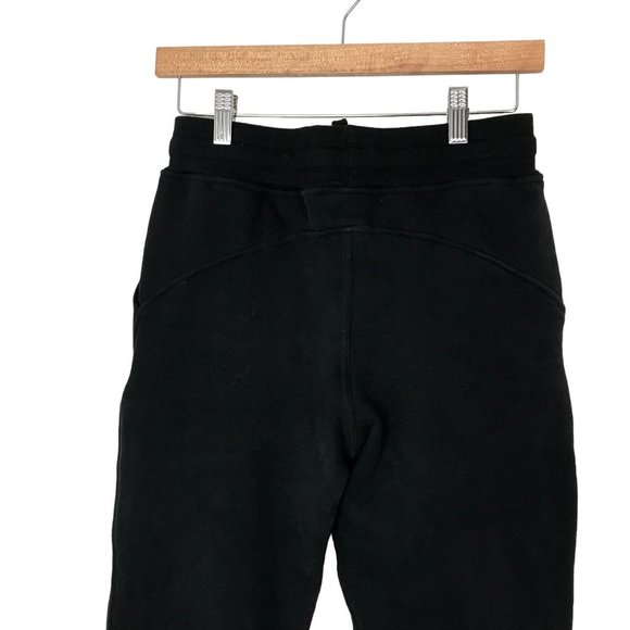 Lululemon Black Sweatpants With Ties & 2 Front Pockets Size M - Picture 7 of 9